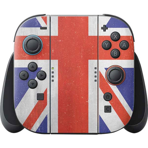 United Kingdom Flag Distressed Nintendo Skins